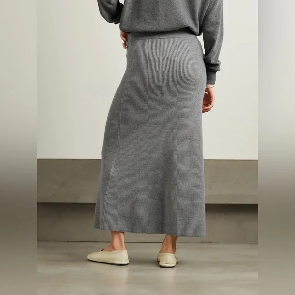 Max Mara - Agile ribbed wool maxi skirt - Picture 4 of 11